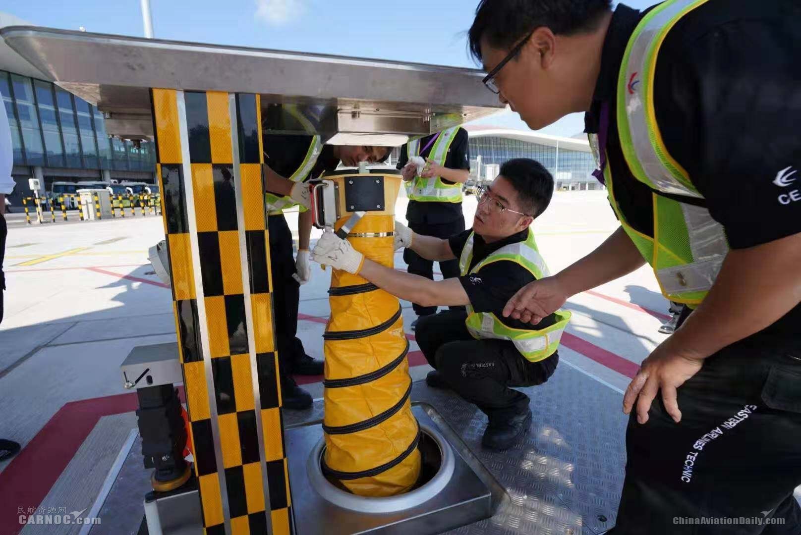 高端值機(jī)區(qū)閃耀亮相 東航參加大興機(jī)場第三次綜合演練-國際快遞費在線查詢