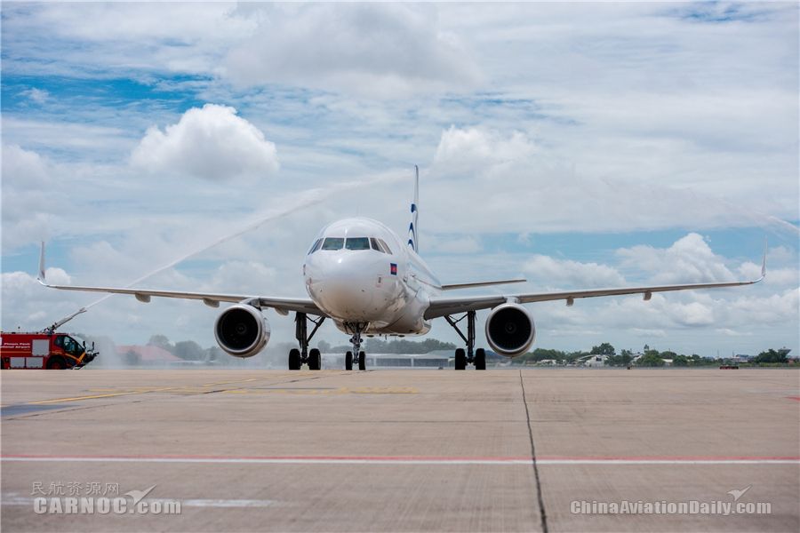 柬埔寨航空迎接全新空客A320飛機(jī)