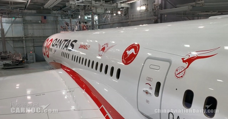 以色列的空運澳洲航空打造百年慶典藝術(shù)噴繪夢幻客機