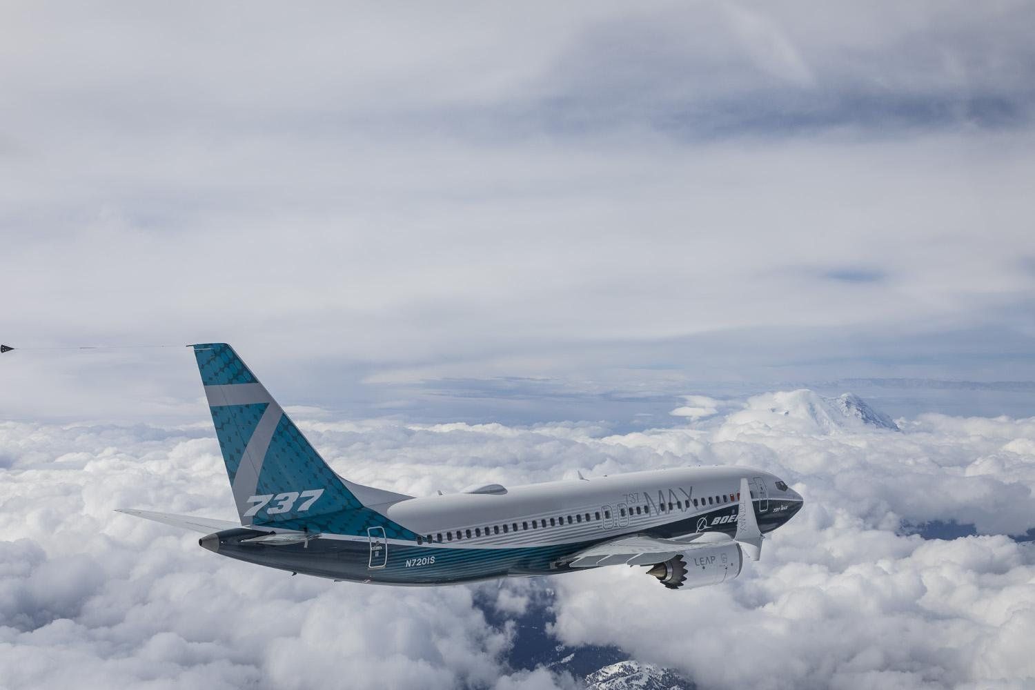 波音737MAX 7測(cè)試機(jī)再次騰空進(jìn)行測(cè)試飛行