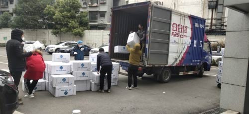 日日順物流為疫區(qū)急送醫(yī)療物資