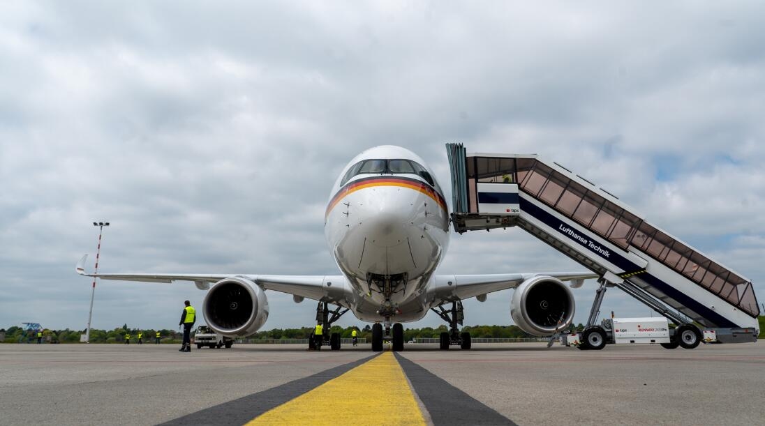 默克爾一號(hào) 德國(guó)接收首架A350政府專機(jī)