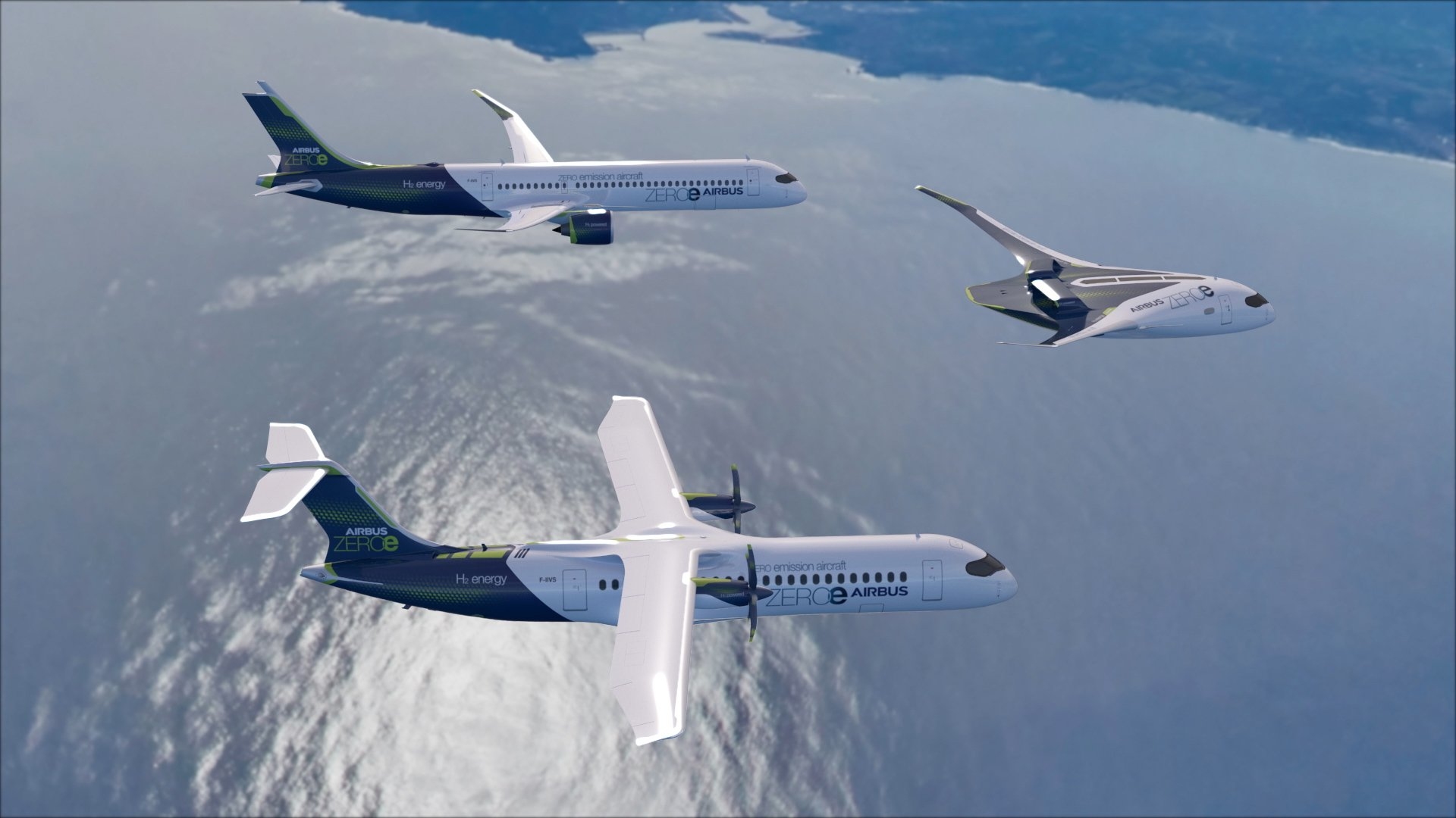 全球首個(gè)零排放飛機(jī) 空客氫能源概念飛機(jī)有看2035年面世