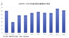  圖：2020年1-10月全民航貨郵運(yùn)輸量統(tǒng)計(jì)圖表 （一）從旅客運(yùn)輸量來看
-整柜海運(yùn)