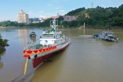 國內(nèi)首艘自主建造500千伏海底電纜運(yùn)維船在?？诮桓妒褂?-國際物流